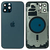 Корпус iPhone 12 Pro (з кнопками та SIM-лотком) Pacific Blue H/C (Ver. EU E-sim)