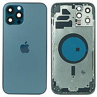 Корпус iPhone 12 Pro Max (з кнопками та SIM-лотком) Pacific Blue H/C (Ver. EU E-sim)
