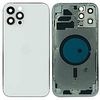 Корпус iPhone 12 Pro Max (з кнопками та SIM-лотком) Silver H/C (EU/UK: SIM + E-SIM)