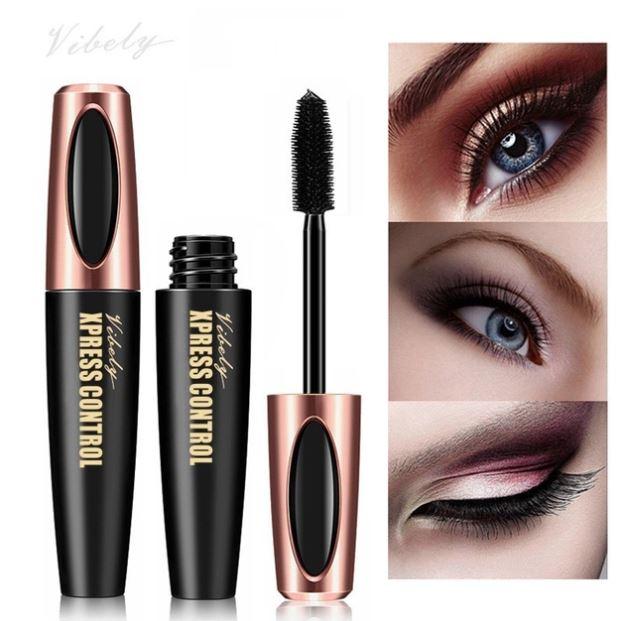Туш для вій Vibely 4D Xpress Control з ефектом подовження, фото 1