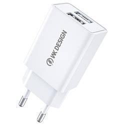 USB-блок WK Design WP-U119 (2A) + кабель USB Lightning (1m)