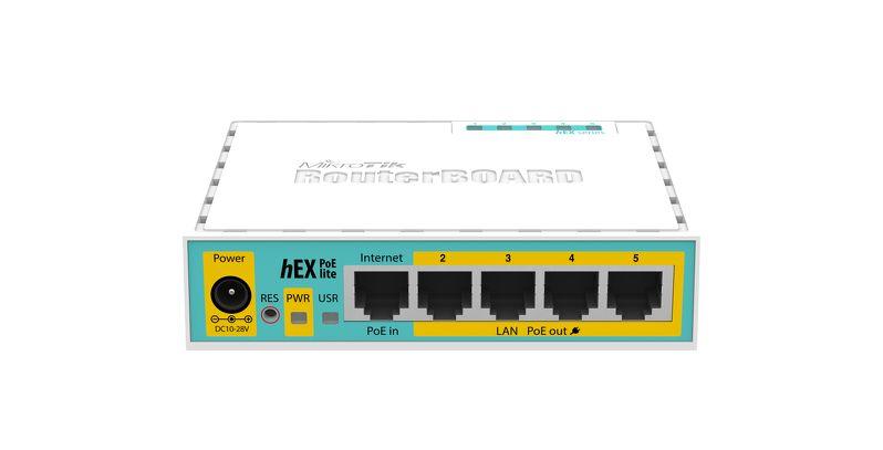 Маршрутизатор (роутер) Mikrotik hEX PoE lite (RB750UPr2), фото 1