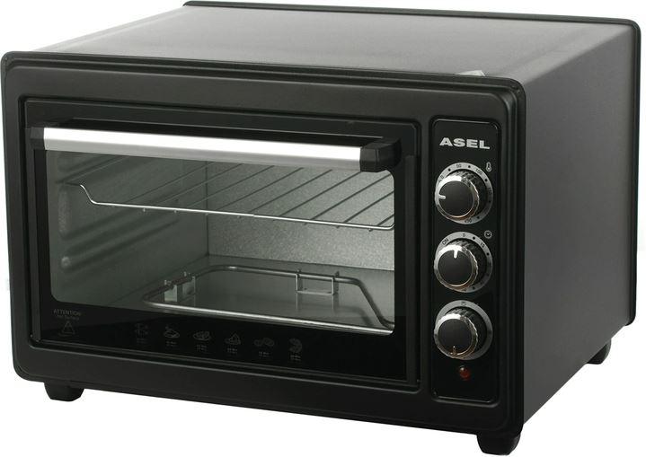 Електродуховка Asel AF-40-34 (гриль + конвекція + підсвітка, 40 літрів) Електрична духовка, фото 1