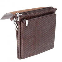 СУМКА МУЖНА ЧЕРЕЗ ПЛЕЧЕ КОРІЧНЕВА OGDEN 22.5Х27 СМ З ЕККОЖИ, фото 2