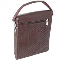 СУМКА МУЖНА ЧЕРЕЗ ПЛЕЧЕ КОРІЧНЕВА OGDEN 22.5Х27 СМ З ЕККОЖИ, фото 3