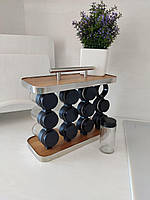 Набір для спецій на підставці Perfect 12 БАНОЧІК НА ПІДСТАВКІ, фото 2