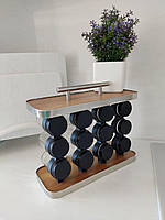 Набір для спецій на підставці Perfect 12 БАНОЧІК НА ПІДСТАВКІ, фото 5