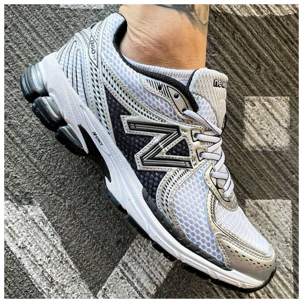 Чоловічі / жіночі кросівки New Balance 860 v2 Silver Black, унісекс кросівки нью беланс 860 в2 ню беленс, NB 860 нб