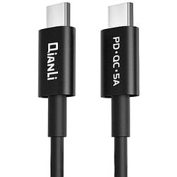 Кабель USB Type-C на Type-C QianLi Power Cable з підтримкою PD та QC (1m / 96W / 4.7A)