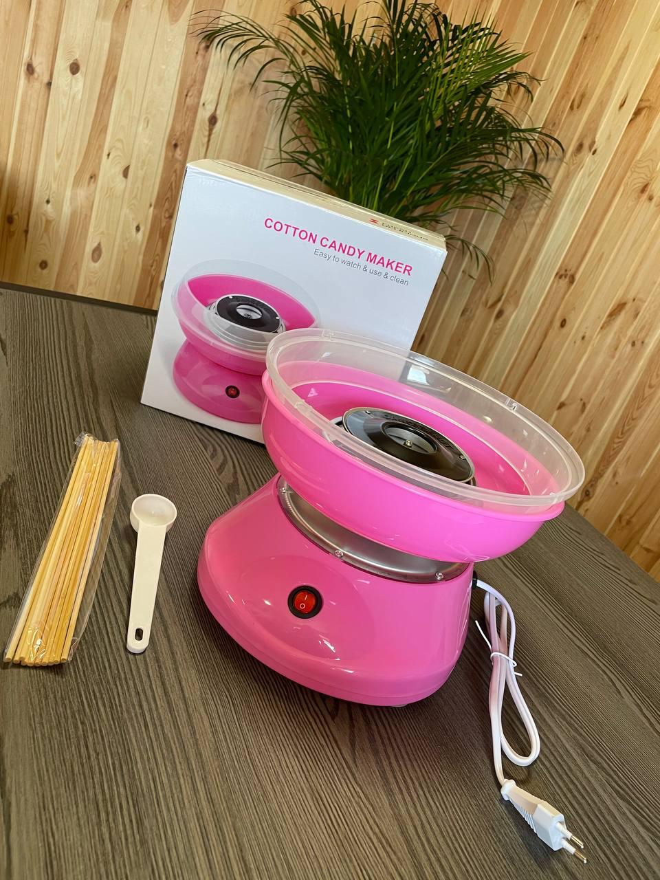 Апарат для приготування солодкої вати Cotton Candy Maker Pink, фото 1