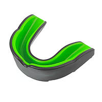 Капа боксерська дитяча POWER MG-011-ЧЗ чорно-зелена