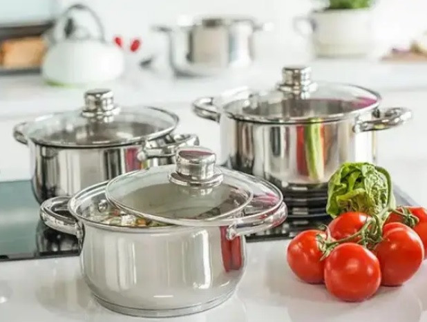 Набір каструль із кришками Houseberg HB-10006 набір кухонний 6 предметів посуд для кухні