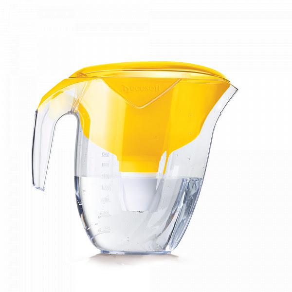 Фільтр-глечик для очищення води, фільтр із змінним картриджем Ecosoft НЕМО (об'єм 3л) жовтий