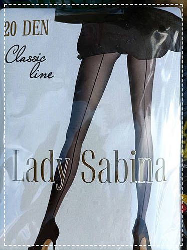 Купить Женские колготы капроновые Lady Sabina Classic line с узором ...