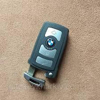 Ключ BMW 7 Series Smart Key (корпус) 4 кнопки, у комплекті з лезом
