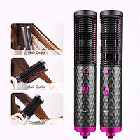 Гребінець Стайлер для волосся 3 в 1 (сушарка, випрямлення, завивання) One Step, фото 5
