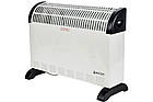 Конвекторний обігрівач Maltec CH2500DW + турбо, потужність 750-2000 Вт, білий, розміри 52х34х11 см, фото 8