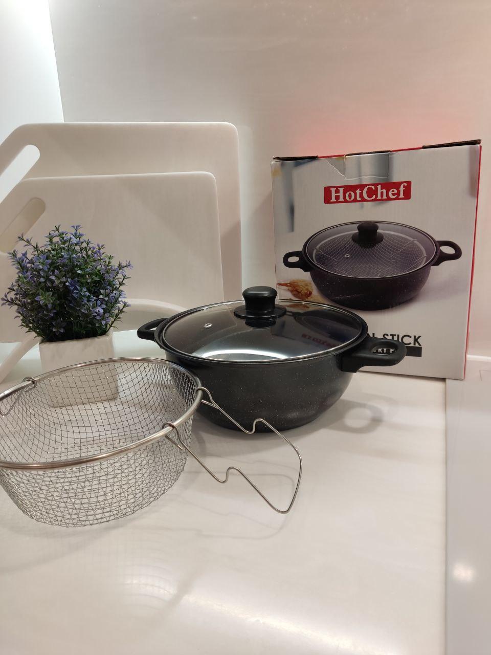 Каструля-фритюрниця HotChef 24 см, фото 1