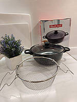 Каструля-фритюрниця HotChef 24 см, фото 6