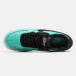 Nike air force 1 high black and blue discount