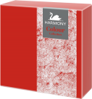 Серветки столові HARMONY червоні 027CT33-3, тришарові,