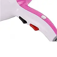 Фен для волосся Професійний компактний фен для сушіння та укладання Gemei GM-1702, фото 3