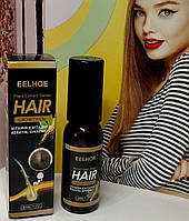 Олія для стимуляції росту волосся з вітаміном E, вітаміном B5, кератином і женьшенем EELHOE 30 мл