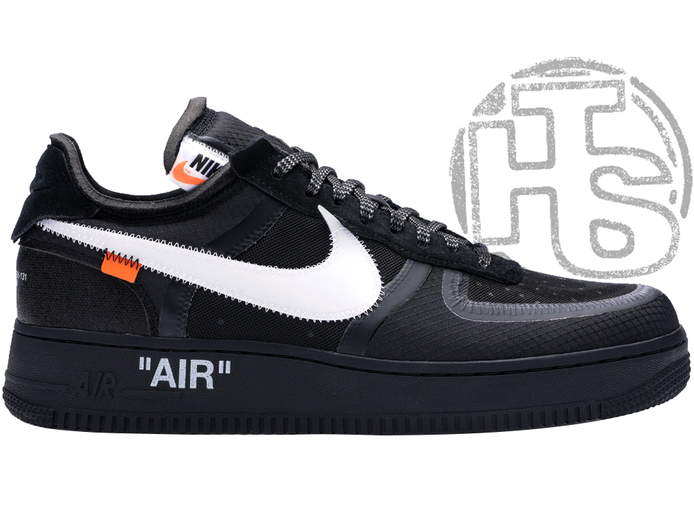 Чоловічі кросівки Nike Air Force 1 Low Off-White Black White AO4606-001