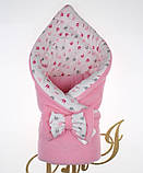 Демісезонний набір Princess для новонароджених на виписку, рожевий, фото 2