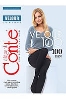 Колготки женские Conte VELOUR 100 Den 3 antracite