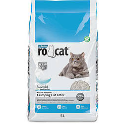 RoCat (РоКет) Cat Litter Unscented — Бентонітовий наповнювач для котячого туалету без аромату 5 л