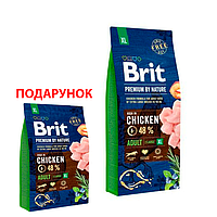 Сухой корм для собак Brit Premium Dog Adult XL для гигантских пород 15+3 кг