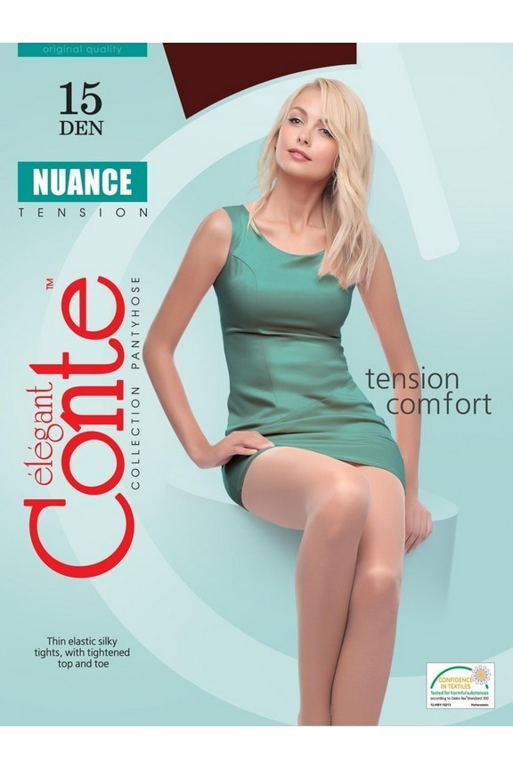 Колготки жіночі Conte Nuance 15 Den 4 natural