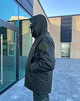 Бушлат олива зимний саржа военный тактический теплый синтепон, Куртка зимняя армейская влагозащитная