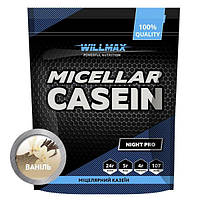 Казеиновый протеин Willmax Micellar Casein 900 гр со вкусом ванили