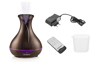 Зволожувач повітря ароматерапевтичний дифузор Transa Electronics AromaBright Коричневий, фото 5