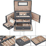 Скринька для прикрас Сіра G-1, фото 4