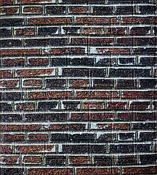 Самоклеюча декоративна 3D панель лофт комбі 700x770x5 мм