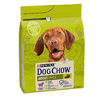 Сухий корм Dog Chow Adult для дорослих собак з ягням 2.5 кг (7613034485946)