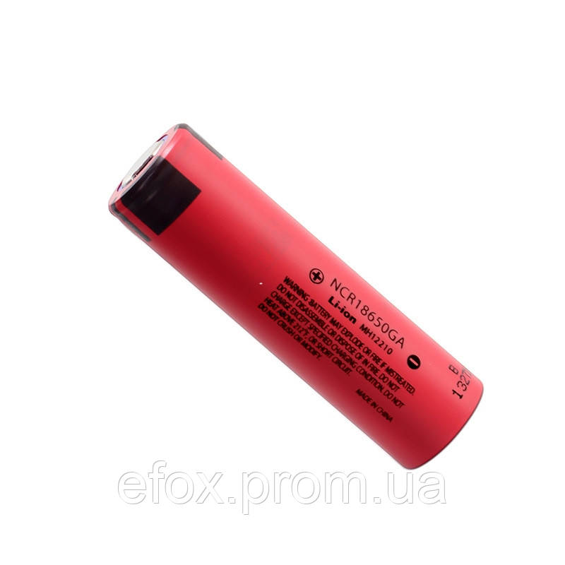 Акумулятор Li-ion Panasonic red NCR18650GA MH12210 3500 mAh 3.7V б/захисти 10A