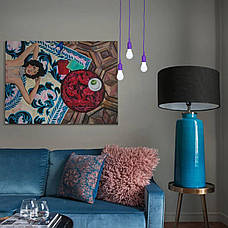 Фіолетовий силіконовий підвіс (915-002-1 purple), фото 4