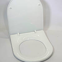 Крышка для унитаза из термопласта Short Inci 0342, Туалетное сиденье овальной формы с функцией быстрого снятия