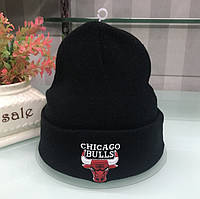 Шапка Chicago Bulls Чикаго Буллз черная