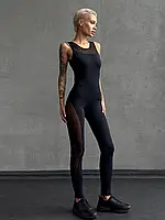 Комбінезон жіночий спортивний - чорний