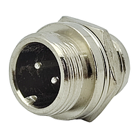 Роз'єм GX12 MIC 322 M кріплення на корпус, 2pin