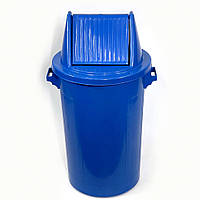 Пластиковый мусорный бак с поворотной крышкой бак прямоугольной формы на 90л с поворотной крышкой типа "буфет"