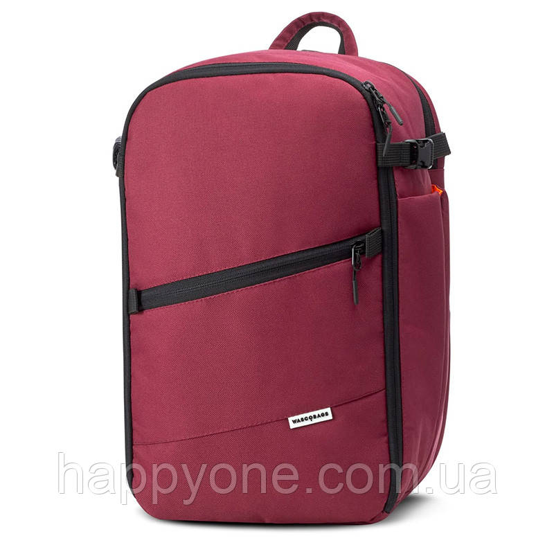 Рюкзак для ручної поклажі Wascobags Dublin Cherry (бордовий) - Wizz Air / Ryanair, фото 1