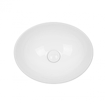 Умивальник накладний Qtap Dove 410x335x145 мм White, фото 3