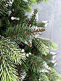 Ялинка штучна комбінована прикрашена литими засніженими гілками та калиною Діамант 1,5, фото 2