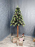 Ялинки на дерев'яній підставці